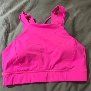 Pink Lulu Lemon bra